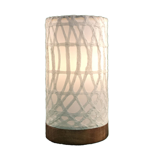 Eangee Mini Lamp Paper Cylinder White