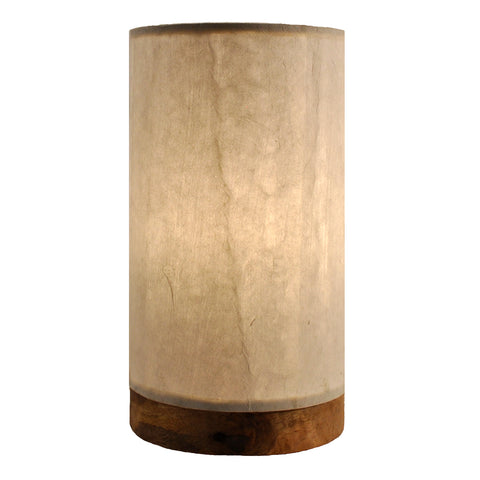 Eangee Mini Lamp Paper Cylinder Off White