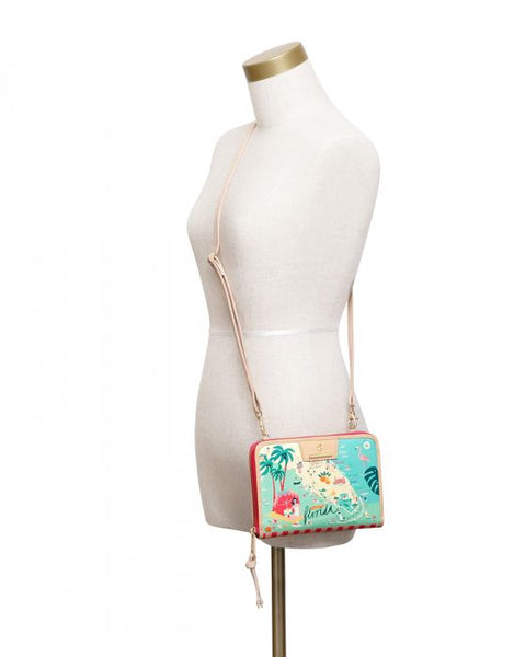 Spartina Florida All-In-One Phone Crossbody Size View