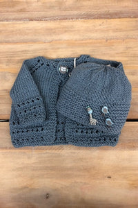 Loving Hands Knitted Sweater & Hat Set #8
