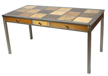 Venezia Furniture Table handmade in America wood tone