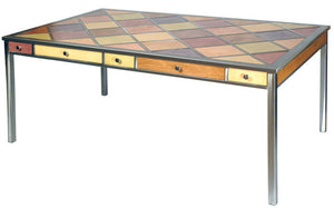 Venezia Furniture Diamond top table handmade in America