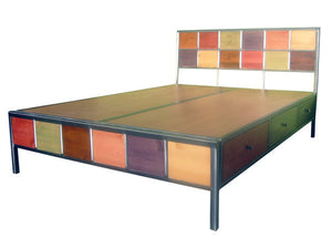 Venezia Furniture Simple Storage Bed Handmade in America